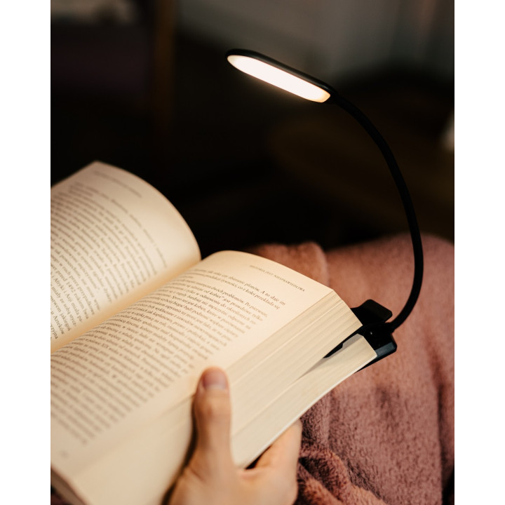 FONOTE LEDLIGHT Lampka LED do czytania 800lm z klipsem – ? L