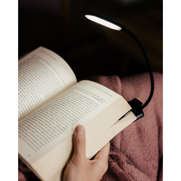 FONOTE LEDLIGHT Lampka LED do czytania 800lm z klipsem – ? L