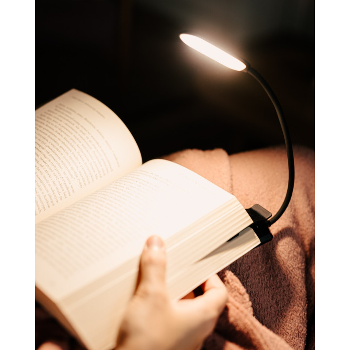 FONOTE LEDLIGHT Lampka LED do czytania 800lm z klipsem – ? L
