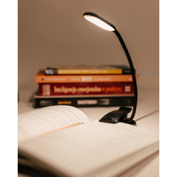 FONOTE LEDLIGHT Lampka LED do czytania 800lm z klipsem – ? L
