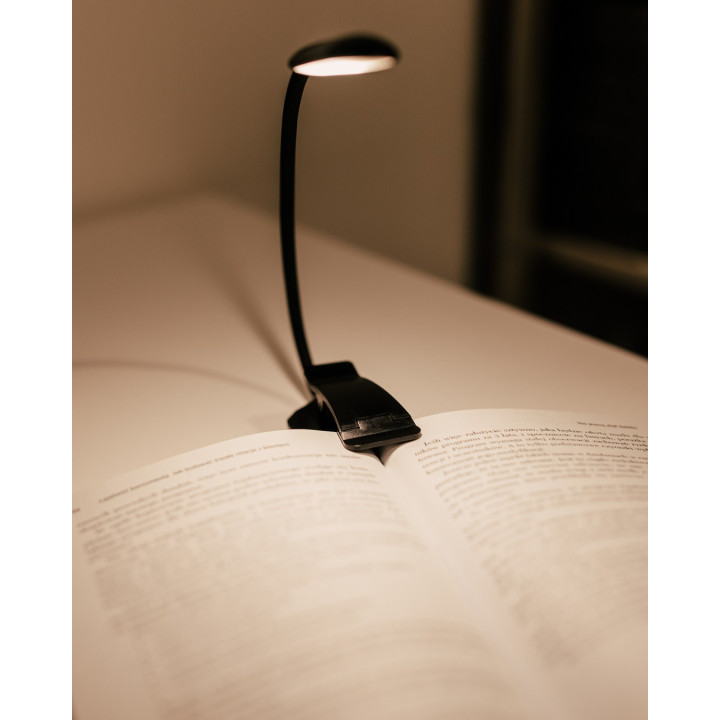 FONOTE LEDLIGHT Lampka LED do czytania 800lm z klipsem – ? L