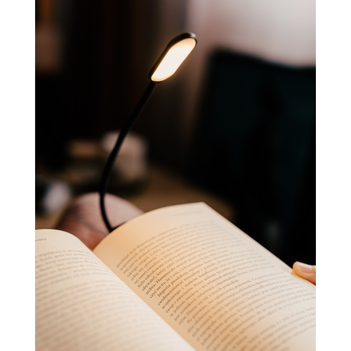 FONOTE LEDLIGHT Lampka LED do czytania 800lm z klipsem – ? L