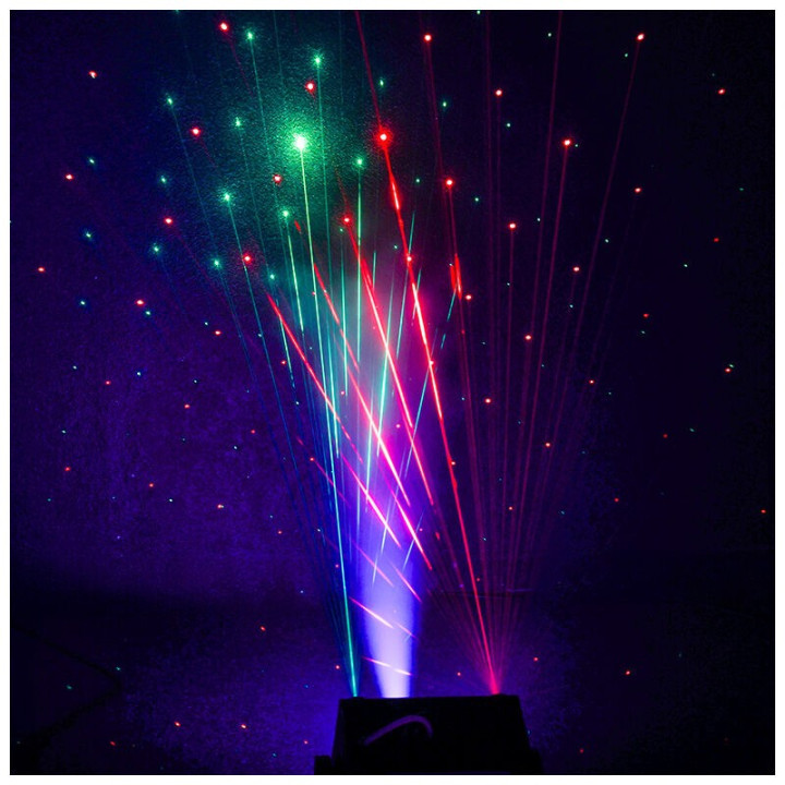 LIGHT4ME FOG LASER wytwornica dymu mgly LED efekt lasera tim