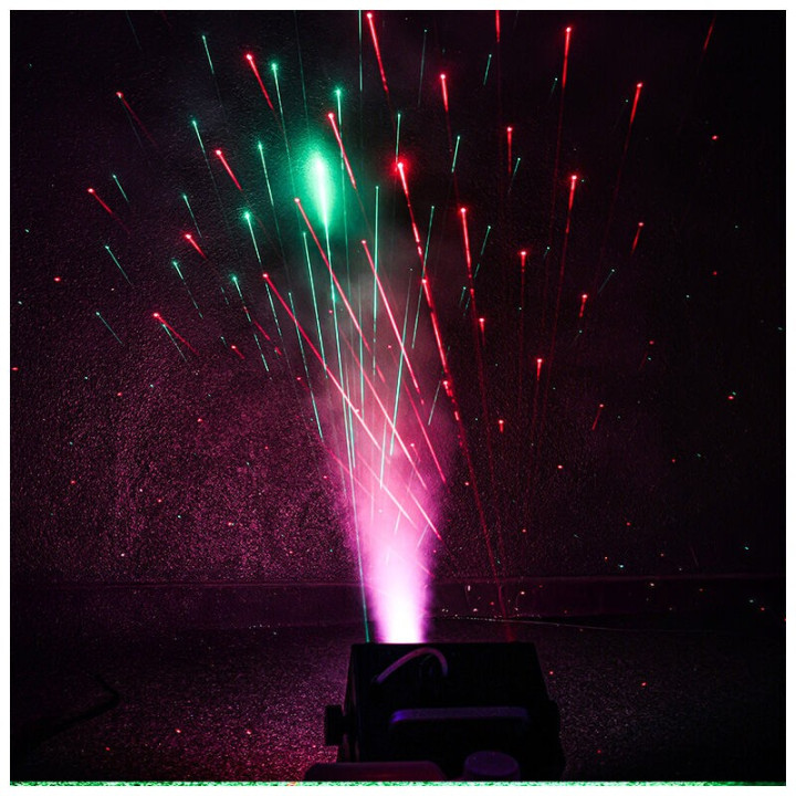 LIGHT4ME FOG LASER wytwornica dymu mgly LED efekt lasera tim