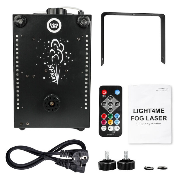 LIGHT4ME FOG LASER wytwornica dymu mgly LED efekt lasera tim