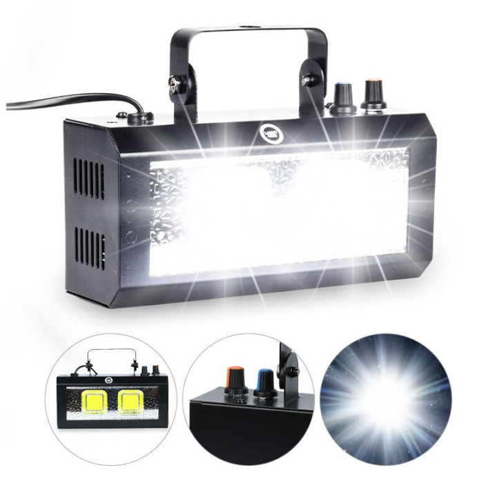 LIGHT4ME STROBE 40W stroboskop imprezowy dyskotekowy biale s