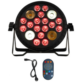 LIGHT4ME MULTIPAR 416 RGB-UV+WW/CW reflektor sceniczny oswie