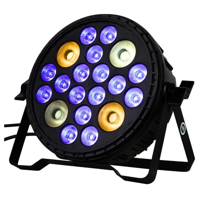 LIGHT4ME MULTIPAR 416 RGB-UV+WW/CW reflektor sceniczny oswie