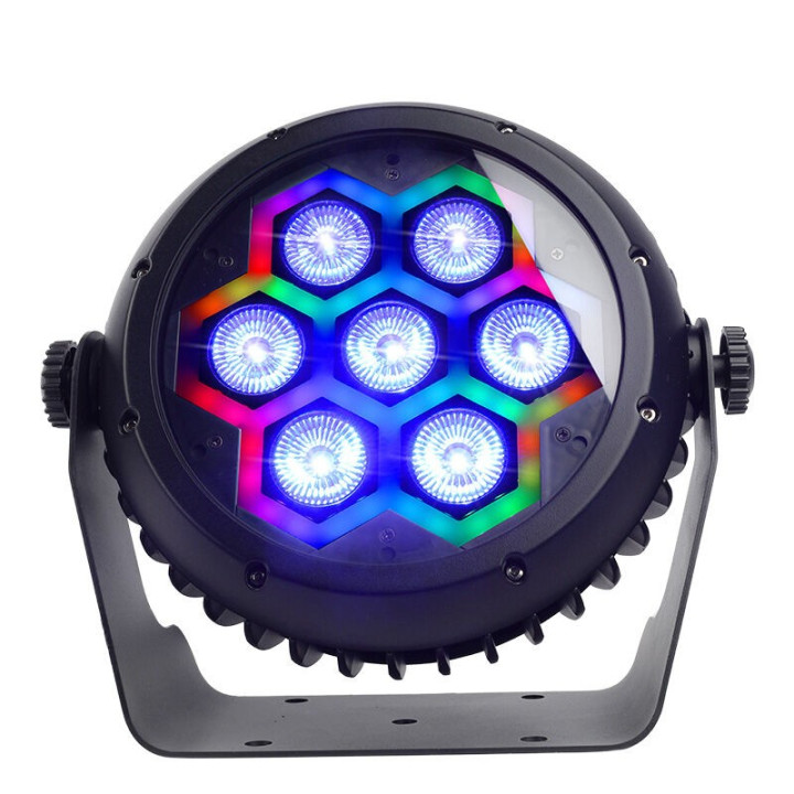 LIGHT4ME FRAME PAR IP65 7x10W LED RGBW reflektor sceniczny e