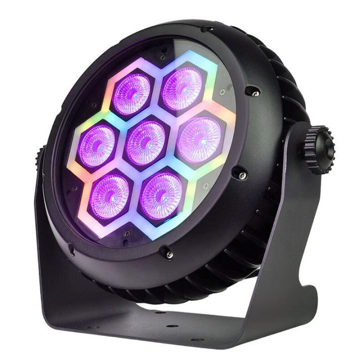 LIGHT4ME FRAME PAR IP65 7x10W LED RGBW reflektor sceniczny e