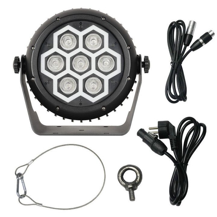 LIGHT4ME FRAME PAR IP65 7x10W LED RGBW reflektor sceniczny e