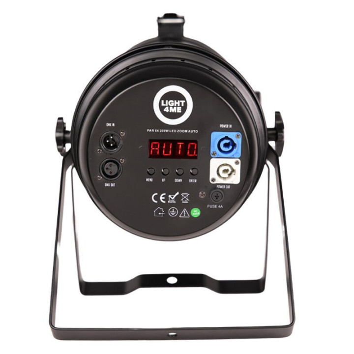 LIGHT4ME PAR 64 200W LED ZOOM AUTO reflektor sceniczny oswie