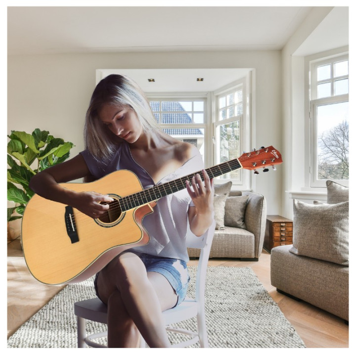 V-TONE VEAG1 CE NT gitara elektroakustyczna 4/4 dreadnought