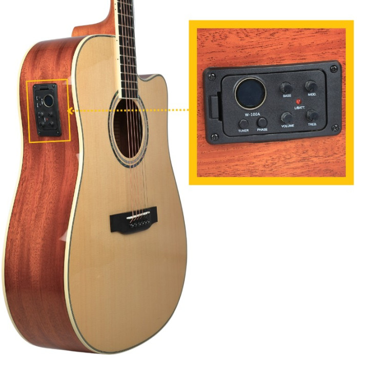 V-TONE VEAG1 CE NT gitara elektroakustyczna 4/4 dreadnought