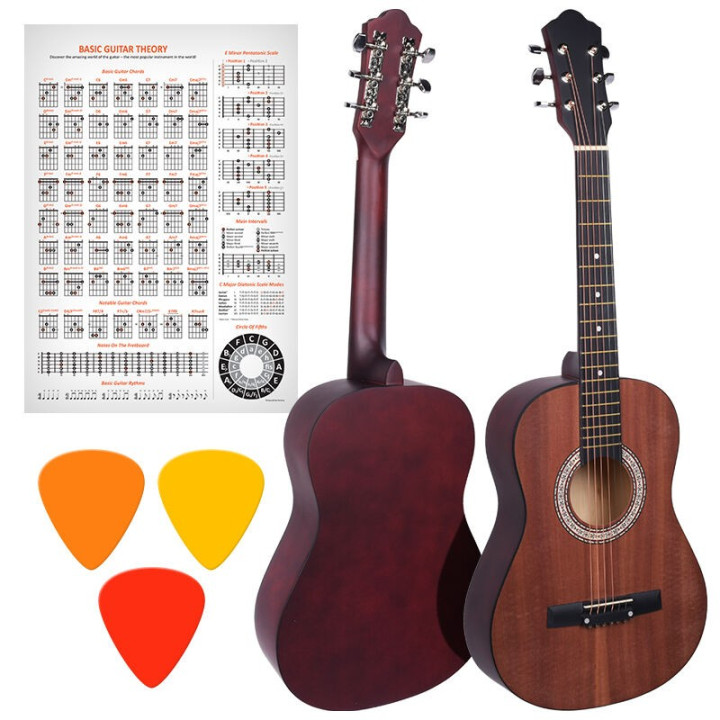 NN AG 34 gitara akustyczna 1/2 do nauki gry matowa  – ? Inst