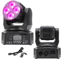 NN 408 WASH 4x8W RGBW miniglowica ruchoma LED