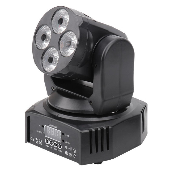 NN 408 WASH 4x8W RGBW miniglowica ruchoma LED