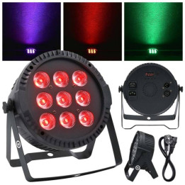 LIGHT4ME PAR RGBW 9x10 reflektor sceniczny LED oprawa oswiet