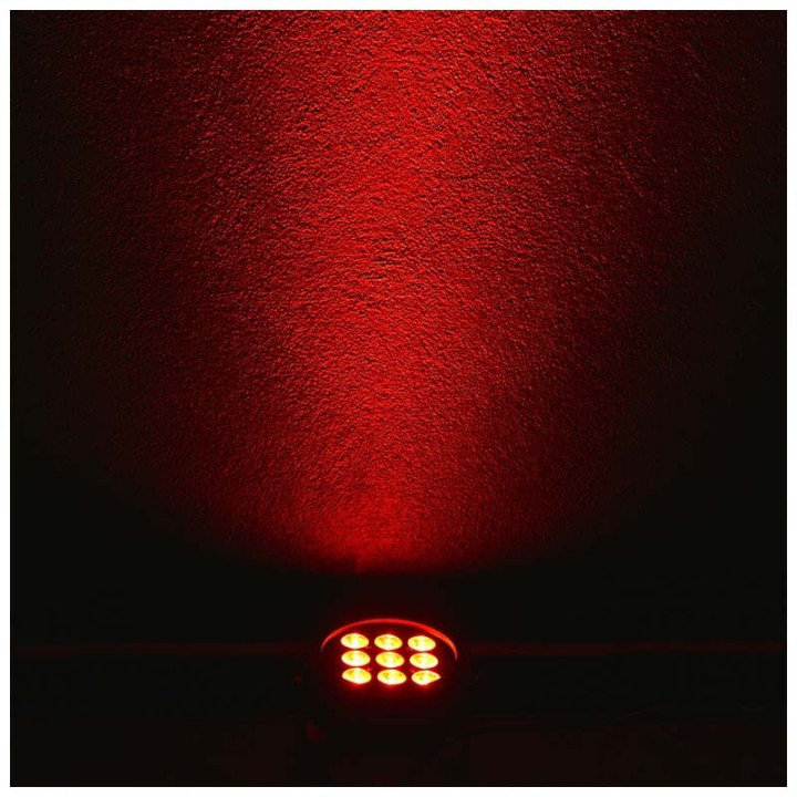 LIGHT4ME PAR RGBW 9x10 reflektor sceniczny LED oprawa oswiet