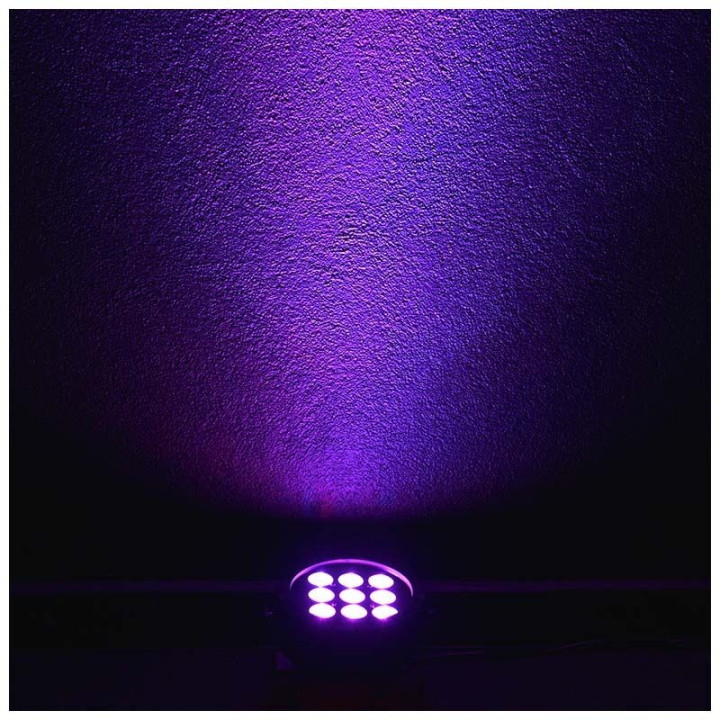 LIGHT4ME PAR RGBW 9x10 reflektor sceniczny LED oprawa oswiet