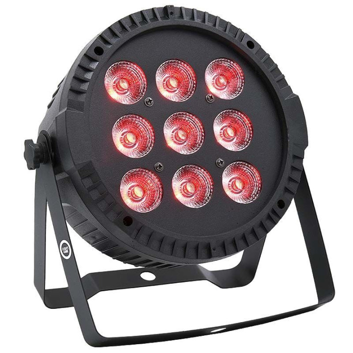 LIGHT4ME PAR RGBW 9x10 reflektor sceniczny LED oprawa oswiet