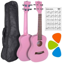 V-TONE UK23 PK ukulele koncertowe akustyczne 23" rózowe + po