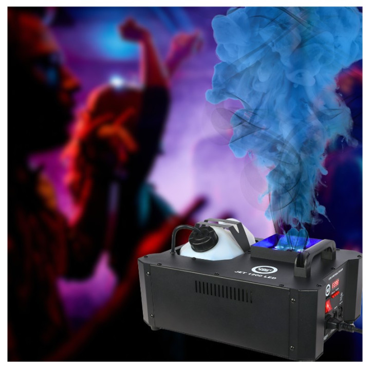 LIGHT4ME JET 1200 LED wytwornica dymu pionowego pilot bezprz
