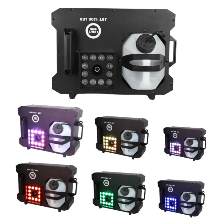 LIGHT4ME JET 1200 LED wytwornica dymu pionowego pilot bezprz