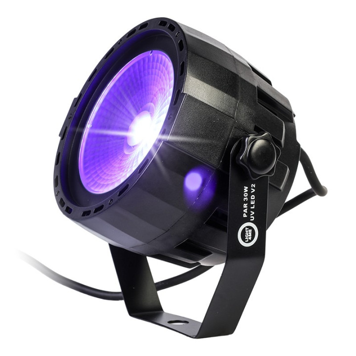 LIGHT4ME PAR 30W UV LED V2 reflektor ultrafioletowy oswietle