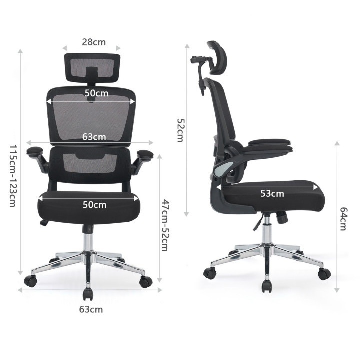 MOZOS ERGO-K fotel ergonomiczny biurowy obrotowy