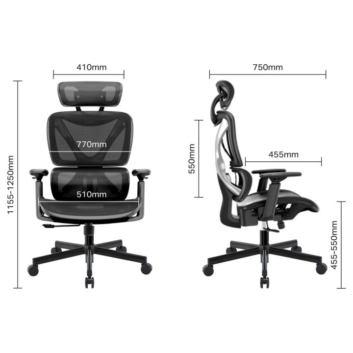 MOZOS ERGO-R fotel ergonomiczny biurowy obrotowy