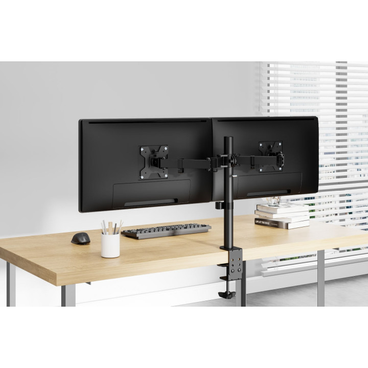 MOZOS MS03 podwójny uchwyt biurkowy do monitorów 17´´-32´´