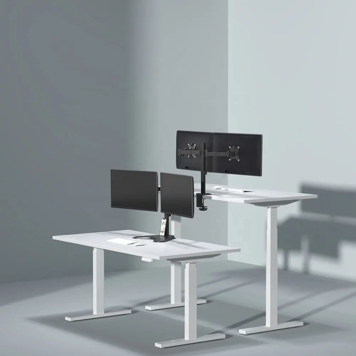 MOZOS MS03 podwójny uchwyt biurkowy do monitorów 17´´-32´´