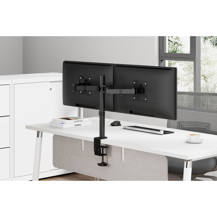 MOZOS MS03 podwójny uchwyt biurkowy do monitorów 17´´-32´´