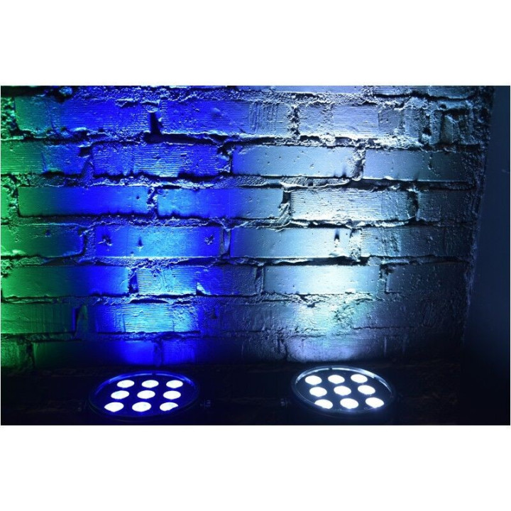 LIGHT4ME LED PAR 9X10W MKII RGBW pilot IR