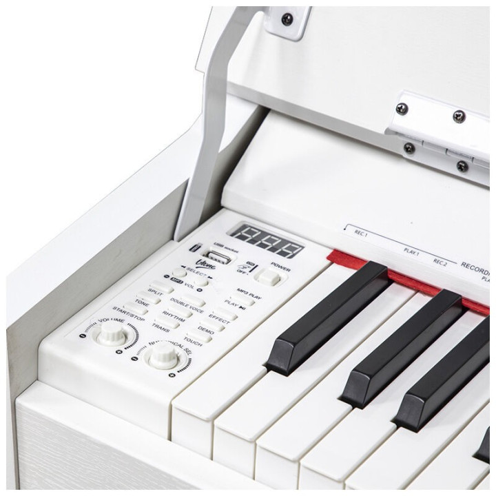 V-TONE DP-88 WH biale pianino cyfrowe ze statywem drewnianym