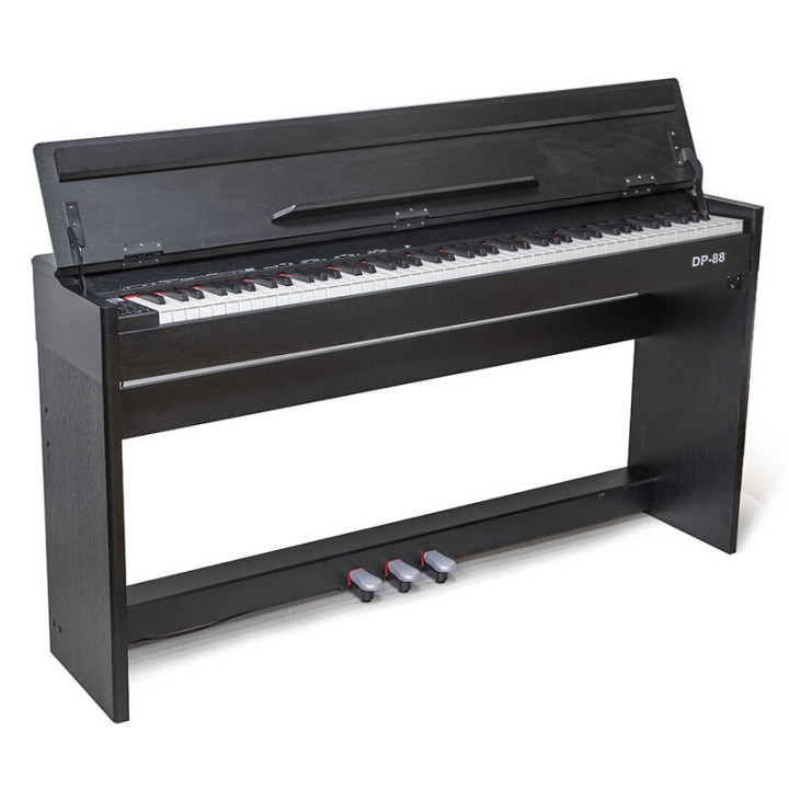 V-TONE DP-88 BK czarne pianino cyfrowe ze statywem drewniany