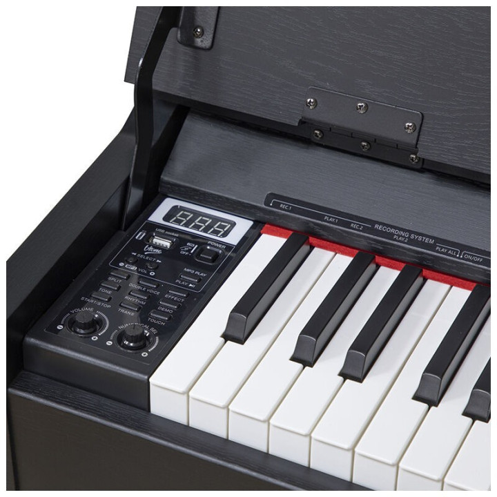 V-TONE DP-88 BK czarne pianino cyfrowe ze statywem drewniany