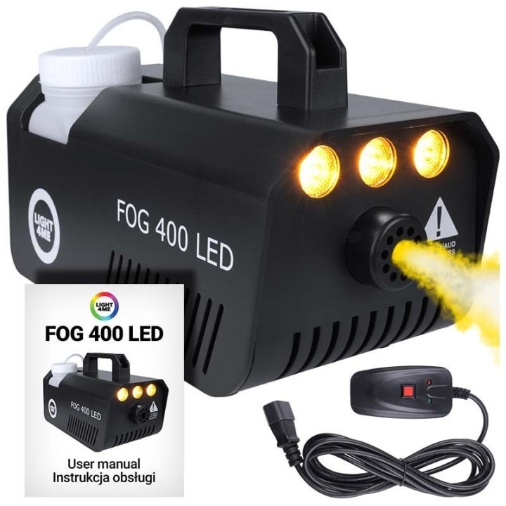 LIGHT4ME FOG 400 LED wytwornica dymu mgly