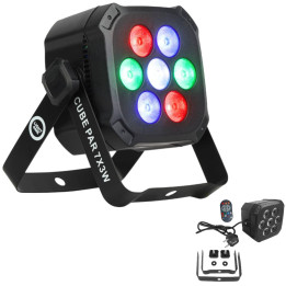 LIGHT4ME CUBE PAR 7X3W reflektor par oswietlenie sceniczne e