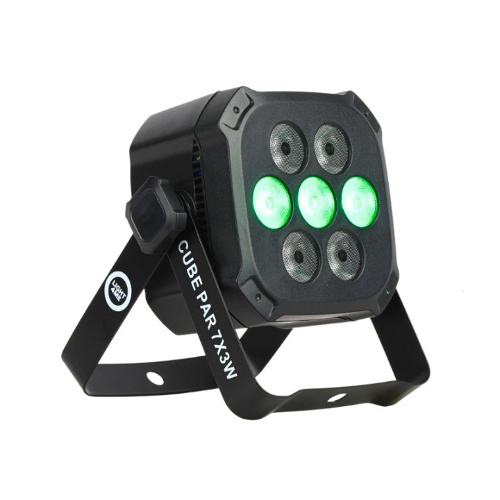 LIGHT4ME CUBE PAR 7X3W reflektor par oswietlenie sceniczne e