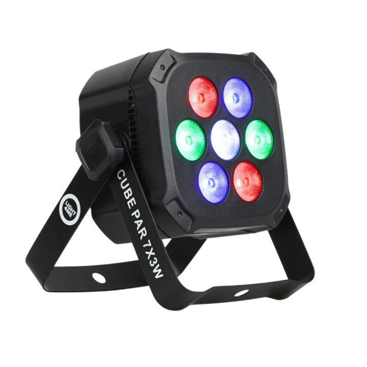 LIGHT4ME CUBE PAR 7X3W reflektor par oswietlenie sceniczne e