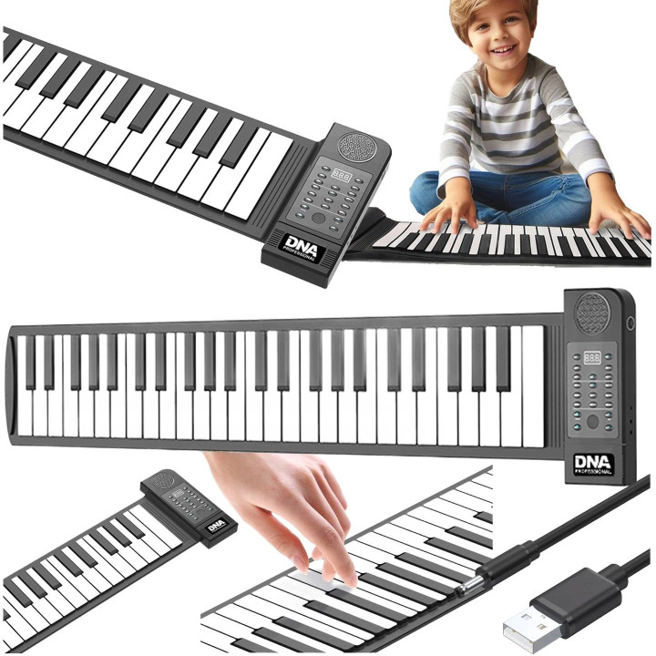 DNA ROLL 61 V2 keyboard zwijany silikonowy przenosny bateryj