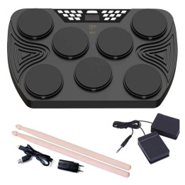 V-TONE ED7 perkusja elektroniczna przenosna USB-C Bluetooth