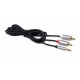 KRUGER&MATZ Basic kabel MINIJACK wtyk - 2xRCA 1.8m