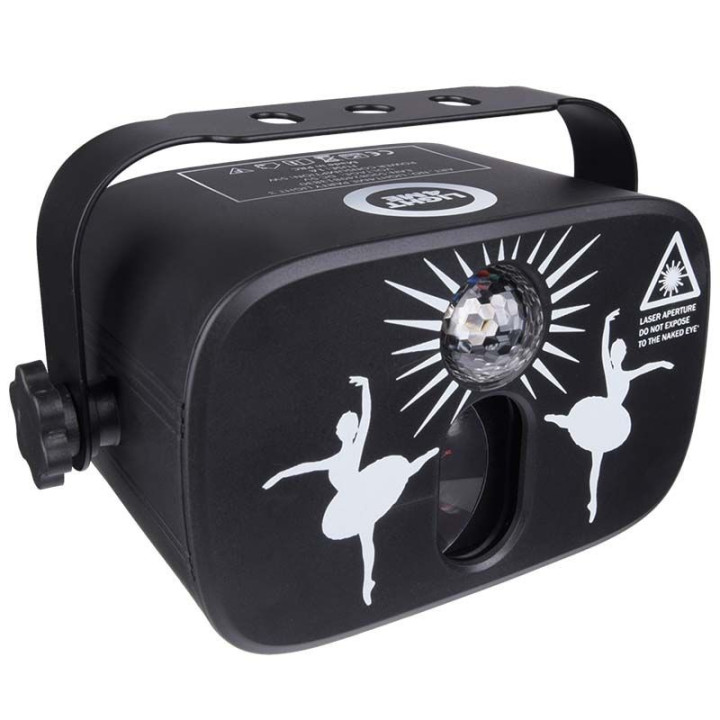 LIGHT4ME PARTY LIGHT 3 efekt LED oswietlenie disco laser kul