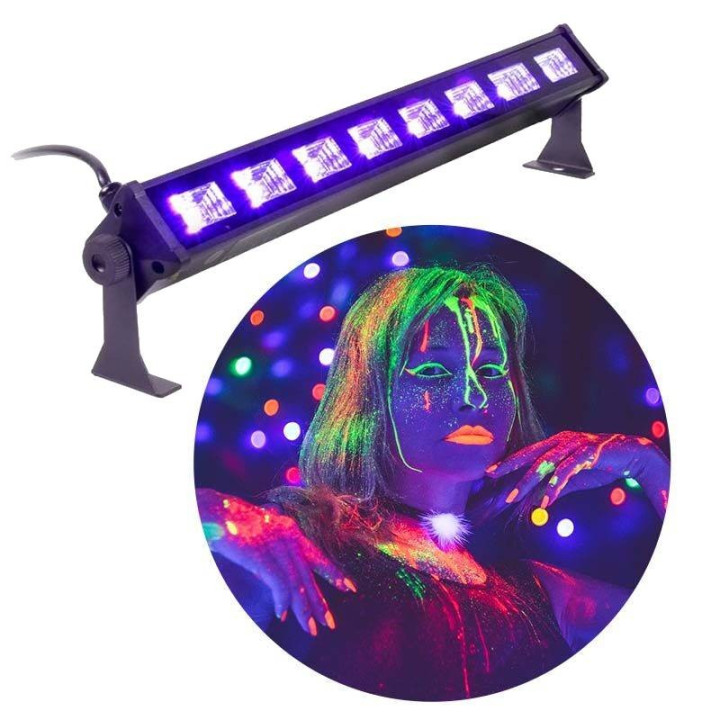 LIGHT4ME LED BAR UV 8 listwa belka LED 8x3W ultrafiolet