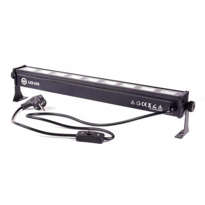 LIGHT4ME LED BAR UV 9 + WHITE listwa belka LED 9x3W ultrafio