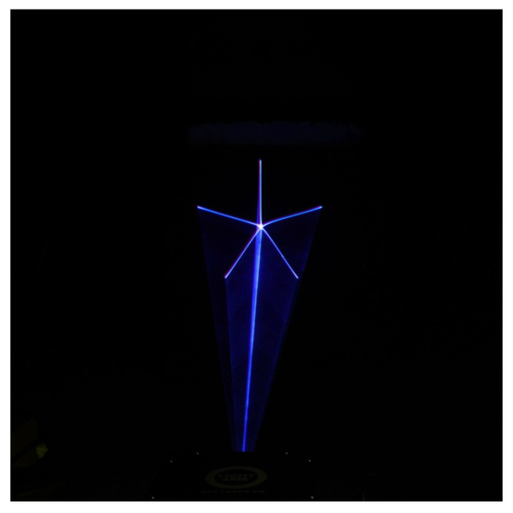LIGHT4ME APP LASER 5W RGB profesjonalne estradowe oswietleni