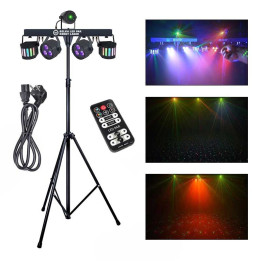 LIGHT4ME BELKA LED PAR DERBY LASER multiefekt swietlny zesta